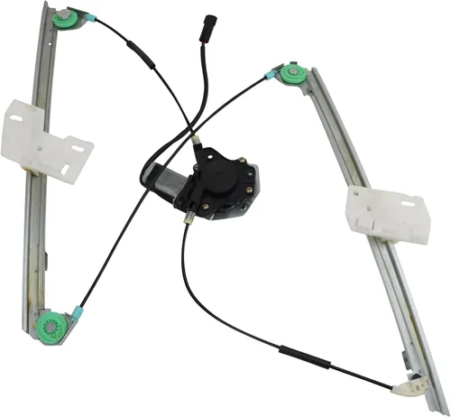 Vista 126 de TRQ Regulador de ventana eléctrico lateral del conductor delantero con motor para camión Chevy
