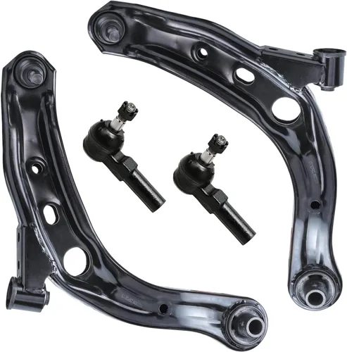 Vista 343 de Detroit Axle - Kit de brazos de control delanteros de 4 piezas para Nissan Cube 2009-2014, Nissan Versa 2007-2012 2 brazos de control inferiores
