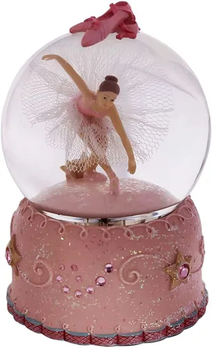 Caja de Música de El Lago de los Cisnes con Bailarina, Luces que Cambian de Color, Bailarina Bailando Pintada a Mano, Globo de Nieve para Ballet,