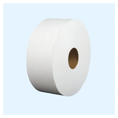 Vista 4 de Papernet Rollo de papel higiénico Jumbo Compatible con dispensador universal 8 rollos de 2 capas de 700 pies x 3.4 pies