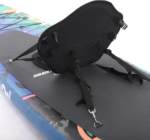 Vista 7 de SereneLife SLSUPST15 - Asiento universal desmontable para tabla de remo ajustable, diseño de ajuste de forma para todos los tamaños de cuerpo