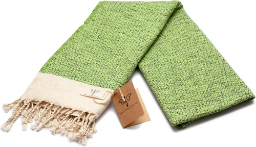 Vista 8 de Smyrna - Toalla de playa turca original de la serie Diamond, 100% algodón, prelavada, 37 x 71 pulgadas, toalla de baño turca para spa, playa