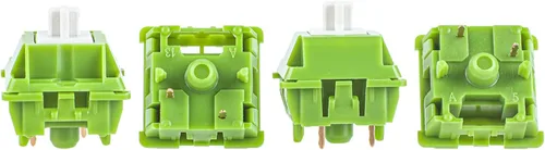 Vista 4 de EPOMAKER Peace Lily - Interruptores de teclado, juego de 100 interruptores lineales de 42 gf, interruptor de 5 pines lubricado de fábrica con funda