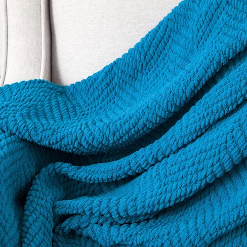 Vista 74 de Manta para sofá, funda de sofá suave de punto texturizado, manta de tweed con borlas de flecos para decoración del hogar, cama, sofá, silla, 50 x 60