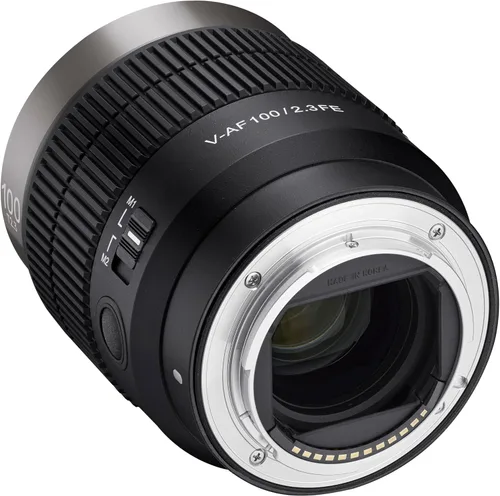 Vista 4 de Samyang Lente teleobjetivo de enfoque automático T2.3 Cine de 3.937 in para Sony E/FE - Marco completo, listo para 8K, tono de color unificado