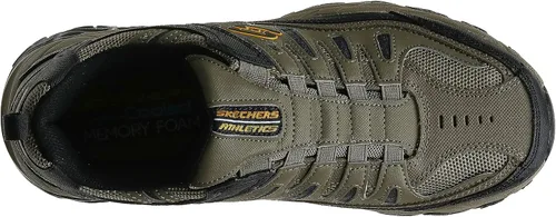 Vista 11 de Skechers Afterburn - Tenis deportivos de entrenamiento con espuma viscoelástica para hombre Strike On