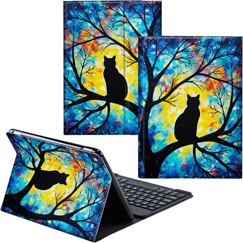 Vista 81 de Para Samsung Galaxy Tab S6 Lite Funda 2022/2020 Teclado Inalámbrico Desmontable Y Cubierta De Soporte De Cuero PU Funda Protectora Para Samsung