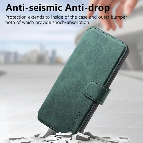 Vista 6 de Funda compatible con Redmi Note 12 Pro 5G, compatible con Xiaomi Redmi Note 12 Pro 5G 22101316C, soporte magnético 2 en 1, funda para teléfono, Verde