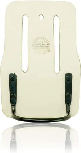 Vista 13 de Graintex Soporte de martillo para cinturón de herramientas, cuero de grano superior de alta calidad, lazo de martillo de acero, se adapta a Beige