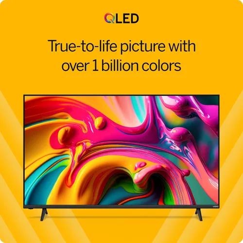Vista 6 de VIZIO Smart TV Quantum 4K QLED HDR de 43 pulgadas con Dolby Vision HDR, juegos de PC a 120fps @1080p, WiFi 6, compatible con auriculares Bluetooth