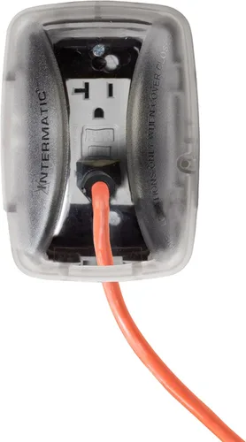 Vista 6 de Intermatic WP5100C Caja Eléctrica Resistente a la Intemperie - Una Sola Entrada, Cubierta Versátil para Tomacorriente Exterior - Diseño Seguro