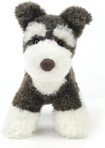 Vista 4 de RECUR Schnauzer - Juguete de peluche suave para perro, 10 pulgadas