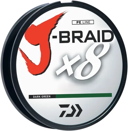 Vista 5 de Línea Trenzada Redonda Tejida de 8 Hilos Daiwa J-Braid 300M