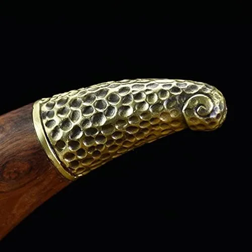 Vista 3 de Cuchillo de carne, cuchillo de carne forjado a mano de 9 pulgadas, cuchillo de cocina de hoja afilada, cuchillo de cocina de China Longquan