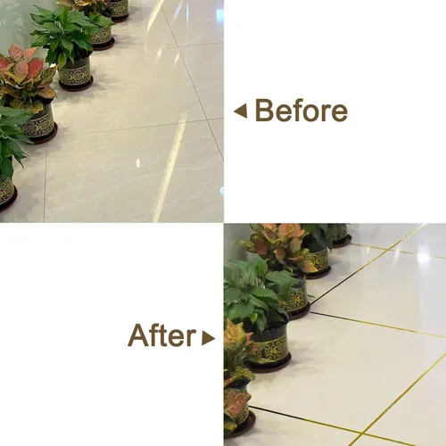 Vista 5 de MECCANIXITY Adhesivo autoadhesivo para azulejos, tira de cinta de sellado de huecos de 1/2 pulgada x 55 yardas para pared, piso, techo, muebles