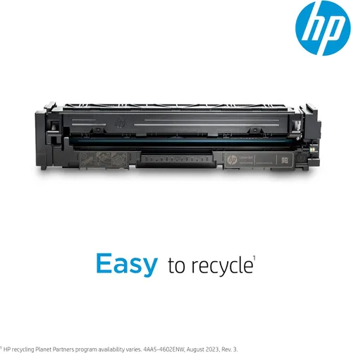 Vista 6 de HP 410A (CF412A) cartucho de tóner original LaserJet amarillo