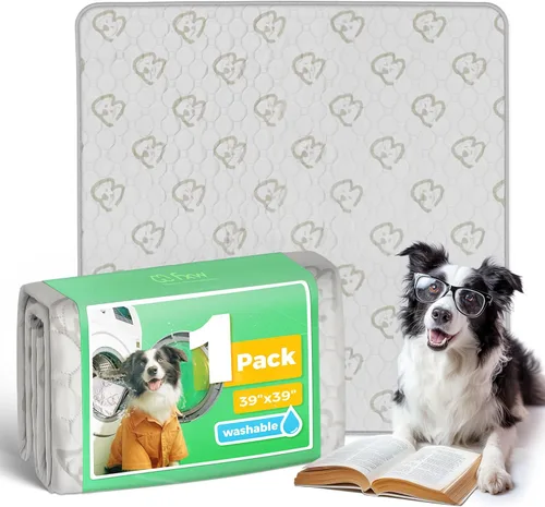 Vista 31 de FXW Almohadillas lavables para orina para perros, almohadillas para cachorros con súper absorbentes, diseñadas específicamente para jaulas de 24