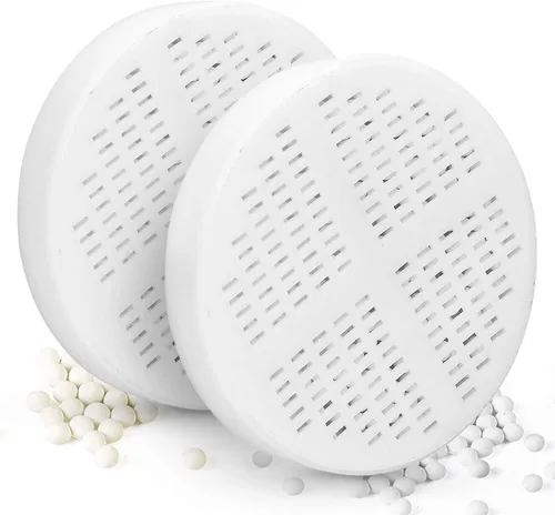 AquaHomeGroup Cartucho de repuesto para filtro de ducha de vitamina C + E + A (paquete de 2) - Filtro de ducha infundido con vitaminas para una