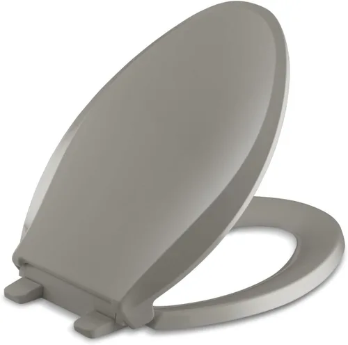 Vista 40 de KOHLER 4636-RL-96 Cachet ReadyLatch - Asiento de inodoro alargado con cierre lento, cierre suave, tapa silenciosa del asiento de inodoro, topes
