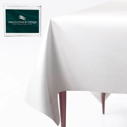 Vista 6 de Protector de mesa de alta calidad, protección superior contra derrames, arañazos y calor, mantel de vinilo reutilizable con respaldo de franela