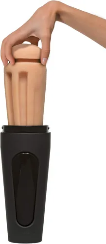 Vista 7 de Doc Johnson Main Squeeze - Sasha Grey - Placa de apriete para presión precisa - Tapa de extremo giratorio para controlar la succión - Discreto