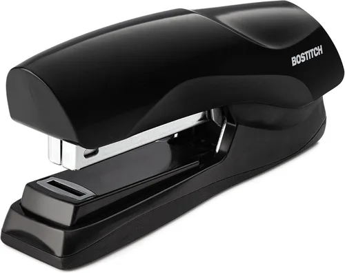 Vista 3 de Bostitch Grapadora de oficina resistente, grapadora de 40 hojas para escritorio, tira completa, incluye 1260 grapas, color negro