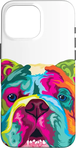 Vista 7 de Pop Art English Bulldog Dog Lover Bulldog Case for iPhone 17