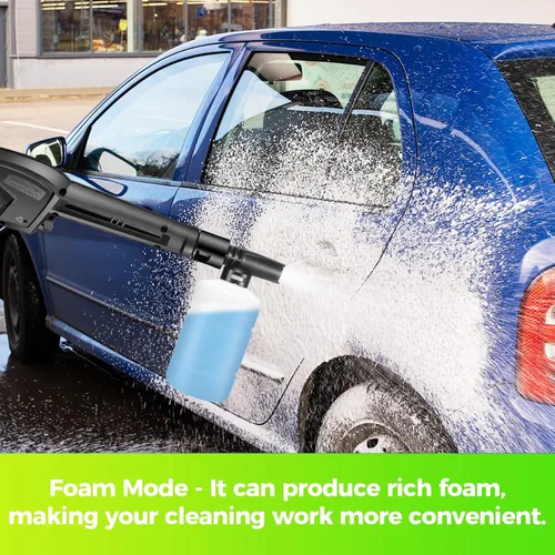 Vista 4 de Potable con tubo de 33 pies, 4 boquillas, lo mejor para el hogar/coches/vallas/ventanas, hierba