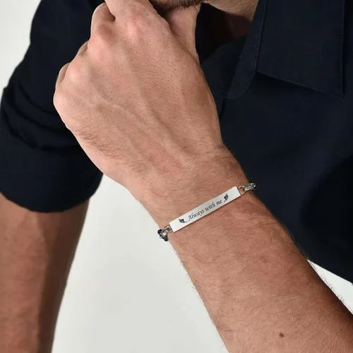 Vista 4 de MPRAINBOW Pulsera Ajustable de Urna Memorial de Cremación, Pulsera de Urna Trenzada de Cremación de Acero Inoxidable Artificial, Pulsera de Urna