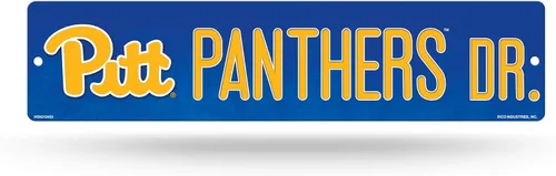 Vista 17 de NCAA Rico Industries Placa de calle de plástico Placa de calle de plástico de 4" x 16" Color del