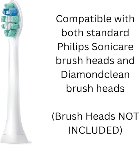 Vista 2 de Compatible con Philips Sonicare - Soporte organizador de cepillo de dientes eléctrico para encimera