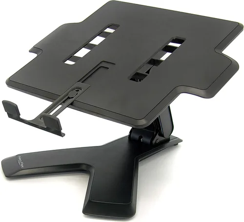 Ergotron Soporte elevado para laptop Neo-Flex para escritorio, altura ajustable de 6 pulgadas, para portátiles de hasta 21 pulgadas, color negro