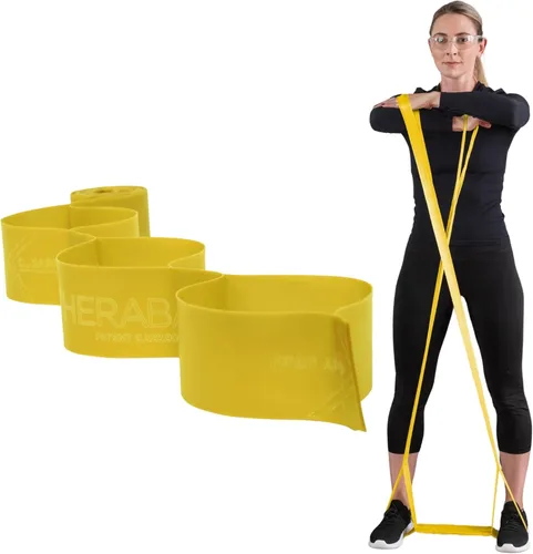 THERABAND CLX Resistance Band with Loops, 5-Foot Band