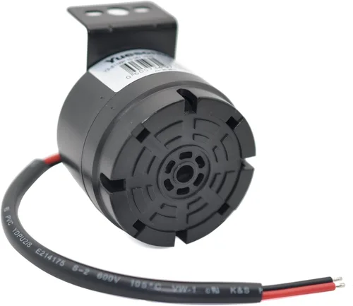 Vista 2 de Universal 12-24V 100dB impermeable alarma de respaldo (negro-1 PCS)