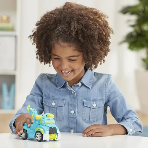 Vista 8 de Transformers Playskool Heroes Rescue Bots Academy Hoist - Robot de juguete de conversión de 6 pulgadas, figura de acción para niños de 3 años