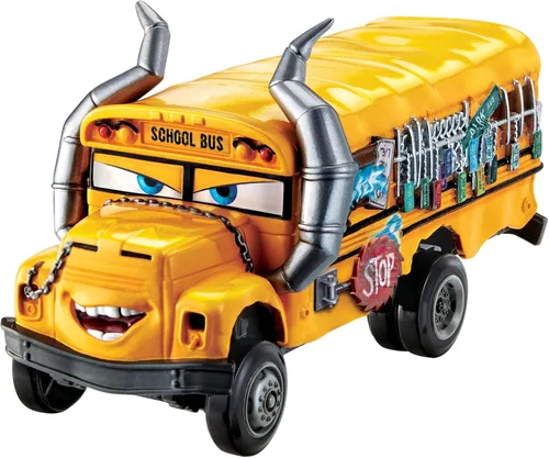 Vista 12 de Vehículo de lujo Miss Fritter moldeado a presión Disney Pixar Cars 3