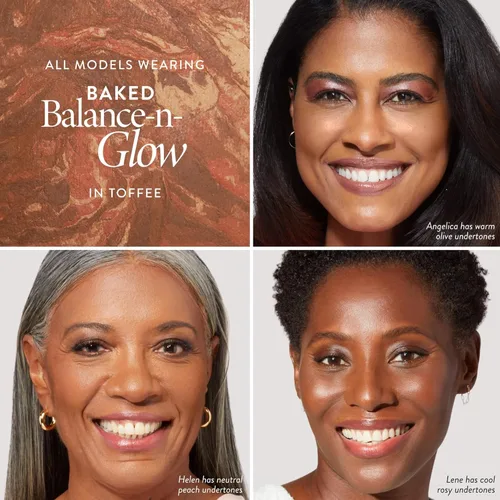 Vista 4 de LAURA GELLER NEW YORK Baked Balance-N-Glow Base Iluminadora - Toffee - Cobertura Edificable de Transparente a Ligera - Acabado Satinado