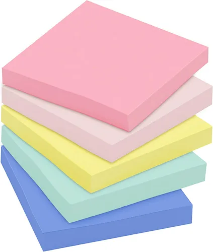 Vista 3 de Post-it Colección Jaipur Papel para anotar, de 3 x 3 pulgadas. Paquete de 5 resmas (654-5UC)., Colección Helsinki