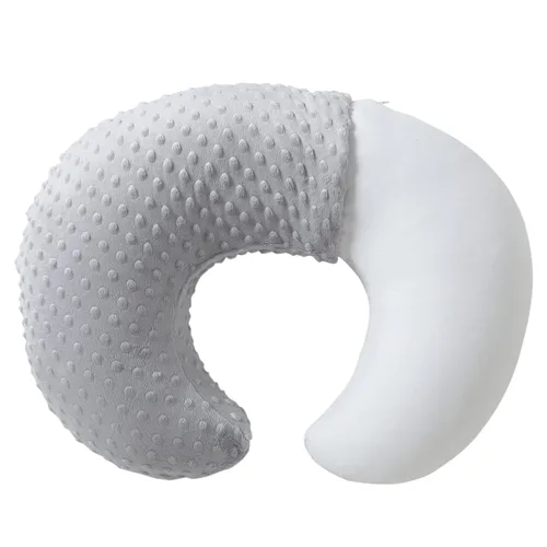 Vista 15 de Almohada de lactancia y posicionador corporal para bebé con funda premium para lactancia para niños y niñas, almohada de alimentación con funda
