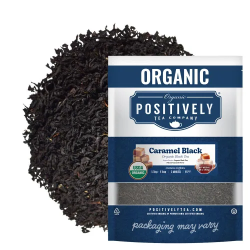 Vista 80 de Organic Positively Tea Company, Bolsas de té herbal de hibisco, 100 unidades, bolsas de té ecológicas, sin OGM