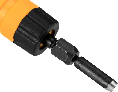 Vista 6 de YWBL-WH Herramienta eléctrica de cuchillo de grabado de cincel de madera para tallar en madera, 5 cuchillas, llave de repuesto suave y flexible