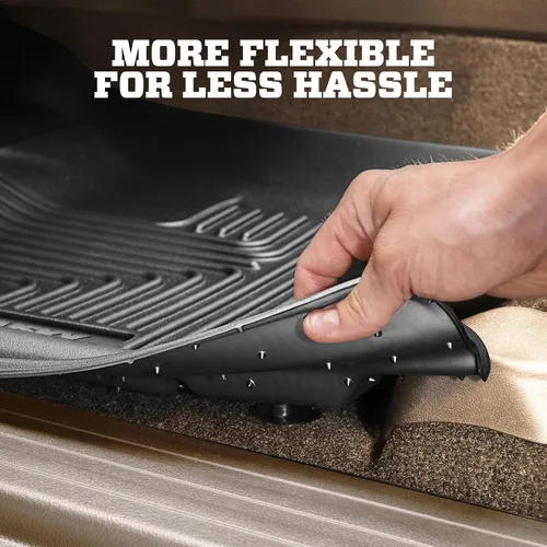 Vista 6 de Husky Liners tapetes para piso de auto delanteros y traseros.