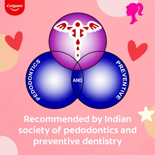 Vista 4 de Colgate Pasta de dientes roja Barbie para niños - 2.82 oz