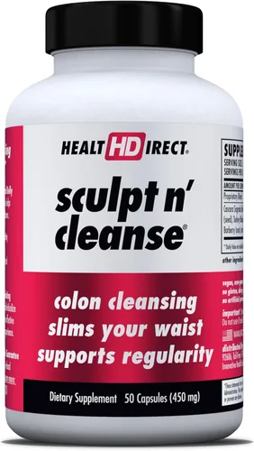 Health Direct Sculpt n' Cleanse - Limpieza de colon a base de hierbas para la salud digestiva y regularidad - Suplemento de desintoxicación natural