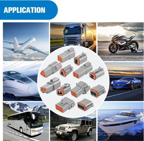 Vista 8 de Nilight Kit de conectores DT de 2 pines, 3 juegos de tamaño 16 contactos sólidos, terminal macho hembra impermeable para conectores de la serie DT