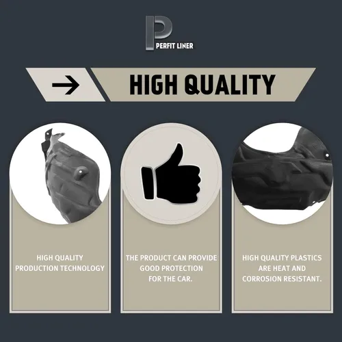 Vista 5 de Perfit Liner Protector de protección contra salpicaduras para el lado del pasajero delantero derecho compatible con Camry TO1251122 5387506060
