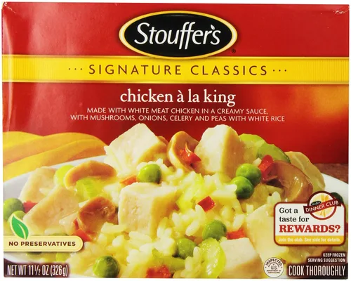 STOUFFER'S Pollo à la King, Comida congelada