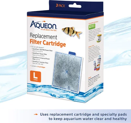 Vista 7 de Aqueon QuietFlow LED PRO filtros para acuario, Filtro de energía 55/75, Negros & Grises