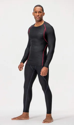 Vista 6 de DEVOPS 3 Pack Men's UPF 50+ Long Sleeve Compression Shirts, Water Sports Rash Guard Base Layer, Athletic Workout Shirt