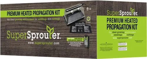 Vista 6 de Super Sprouter estación de propagación con bóveda de 7 pulgadas, Premium Propagation Kit con luz T5